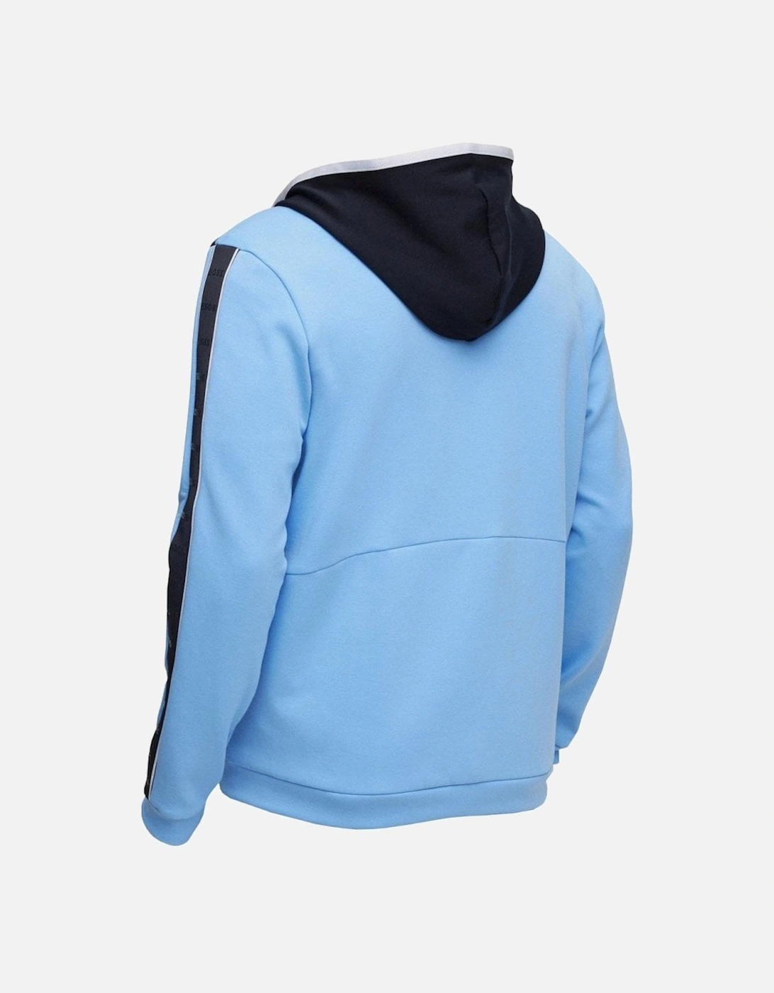 Men's Bright Blue Saggy Zip Up Hoodie