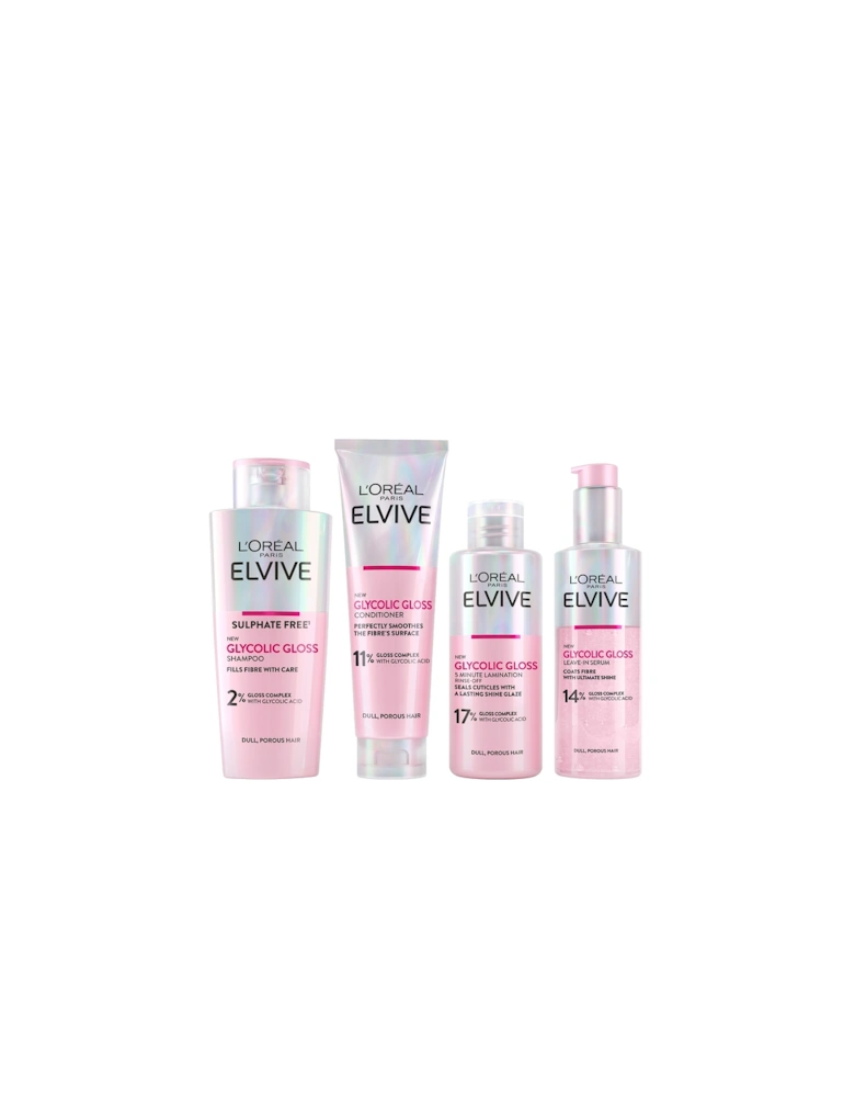 Paris Elvive Glycolic Gloss Glossing Routine for Dull Hair