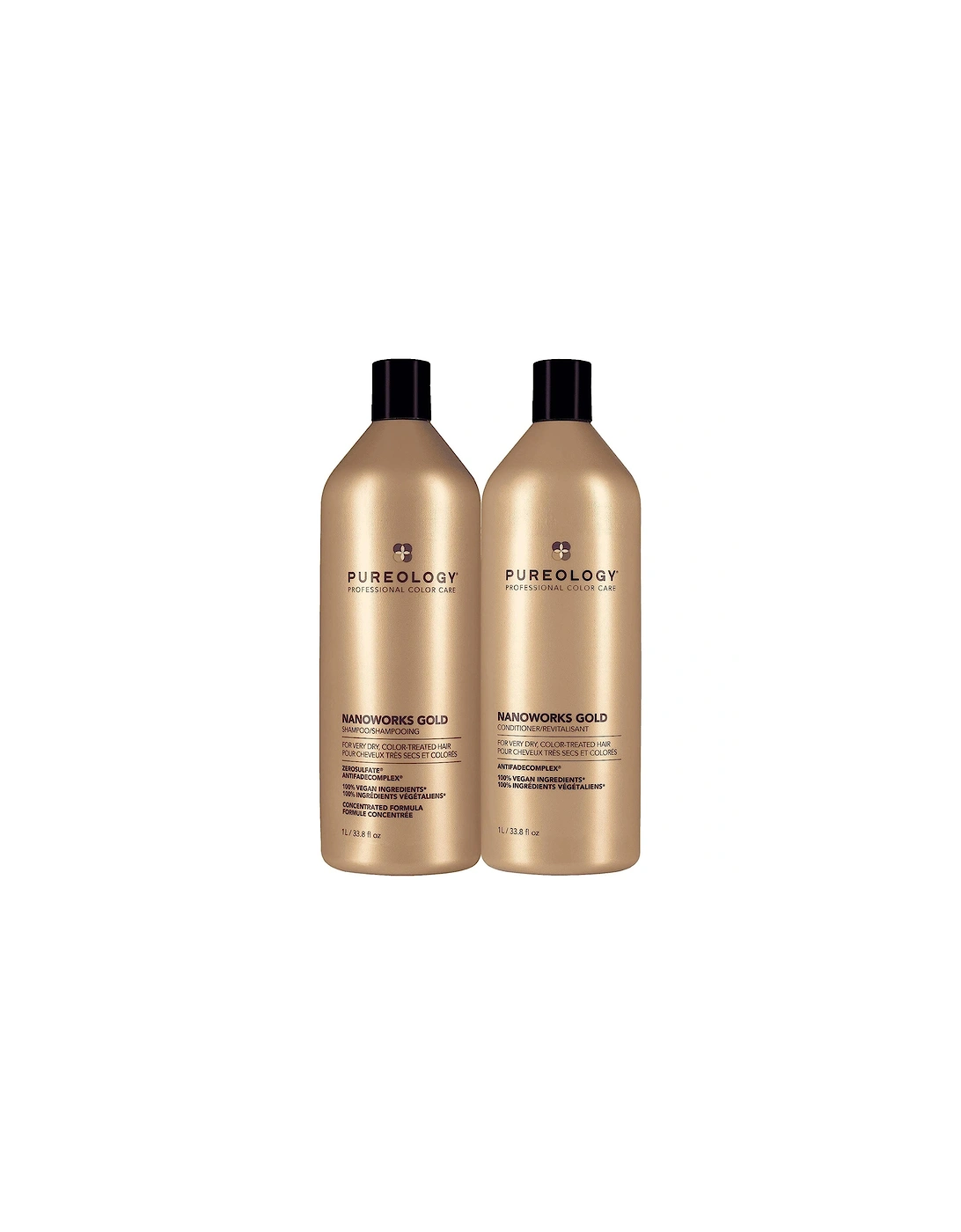 Nanoworks Gold Shampoo and Conditioner Routine For Very Dry, Colour Treated Hair, 2 of 1