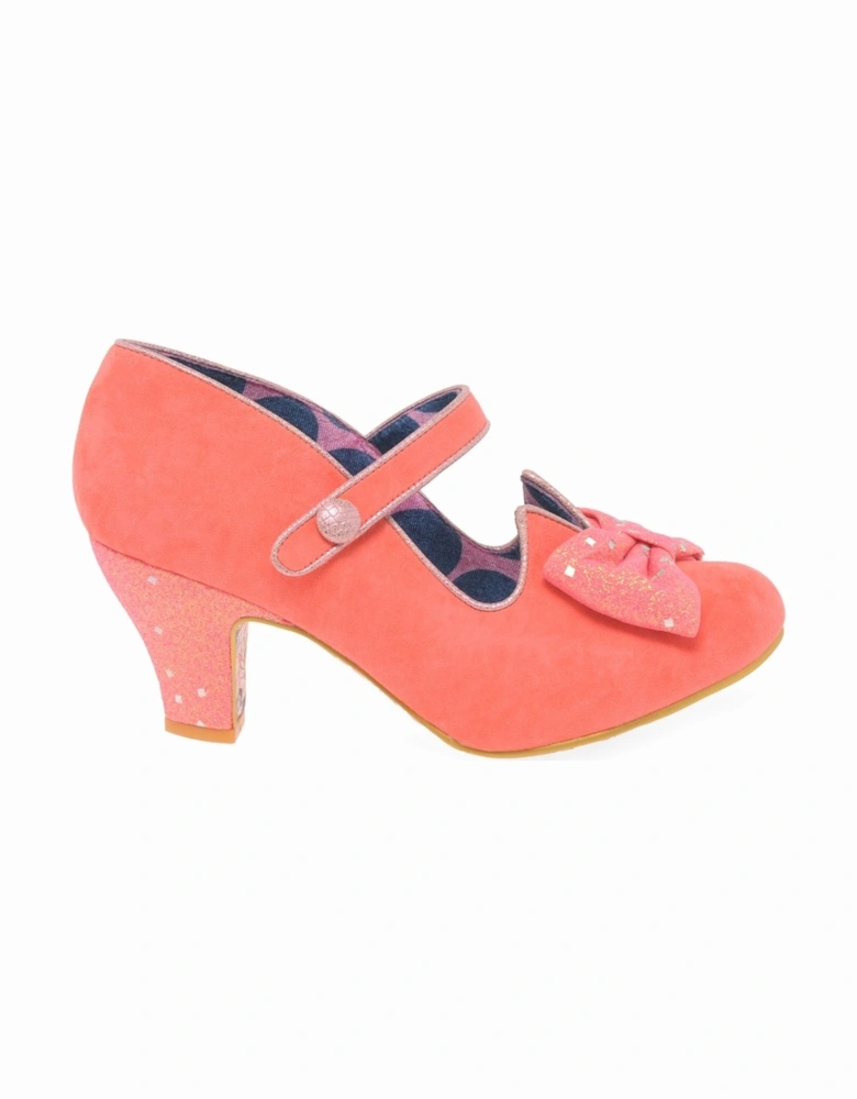 Piccolo Womens Wide Fit Mary Jane Court Shoes