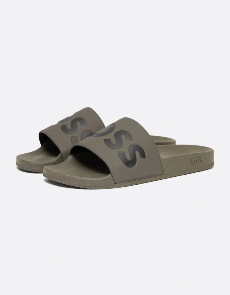 Orange Aryeh Mens Signature TPU Slides