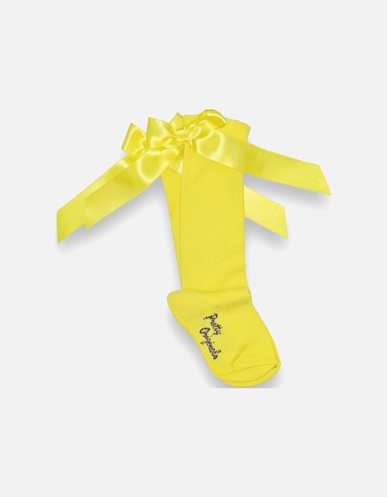 Yellow Knee Socks
