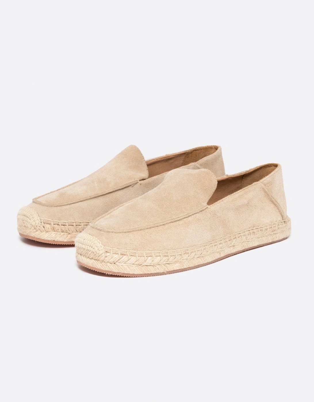 Orange Madeira Mens Slip-On Suede Espadrilles with Jute Sole, 6 of 5