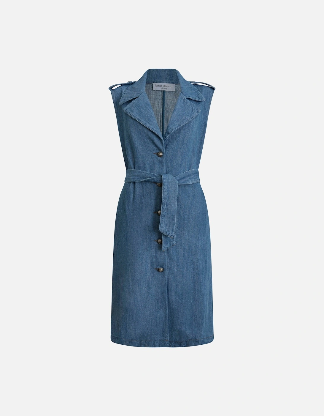 Long Denim Gilet