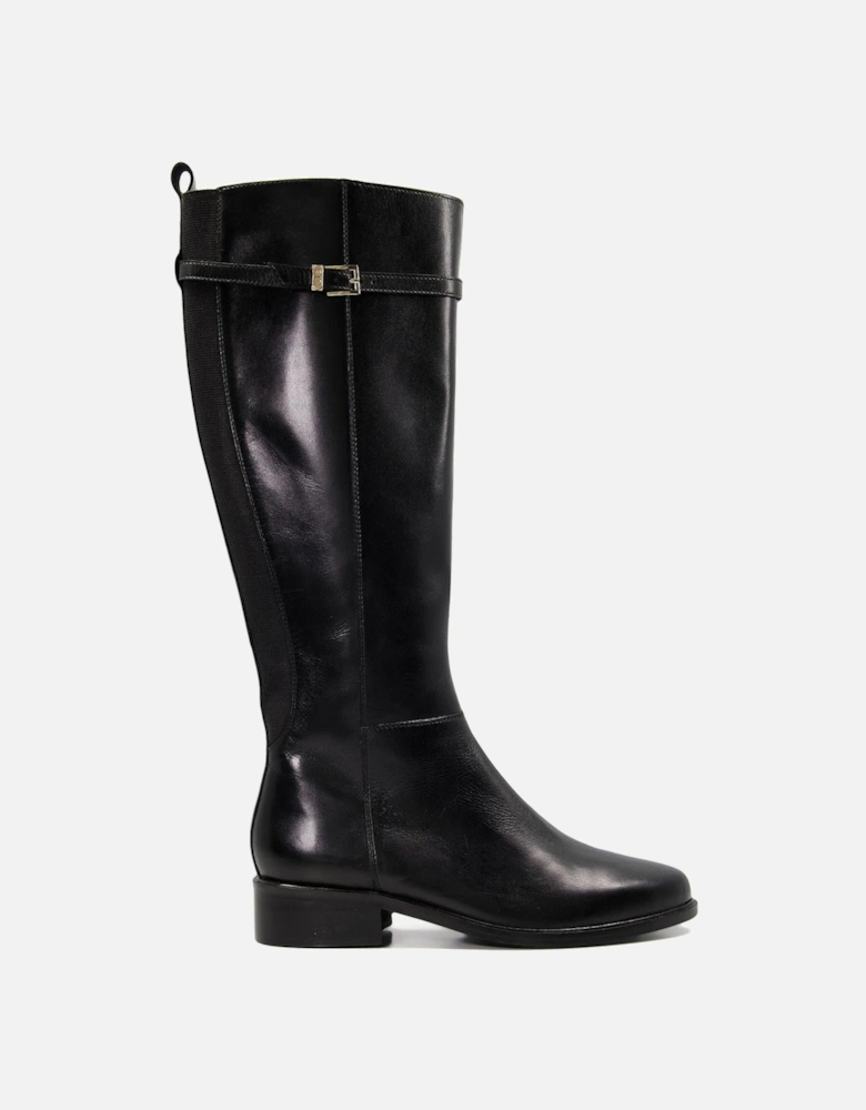 Ladies Toppa - Buckle-Detail Leather Knee-High Boots