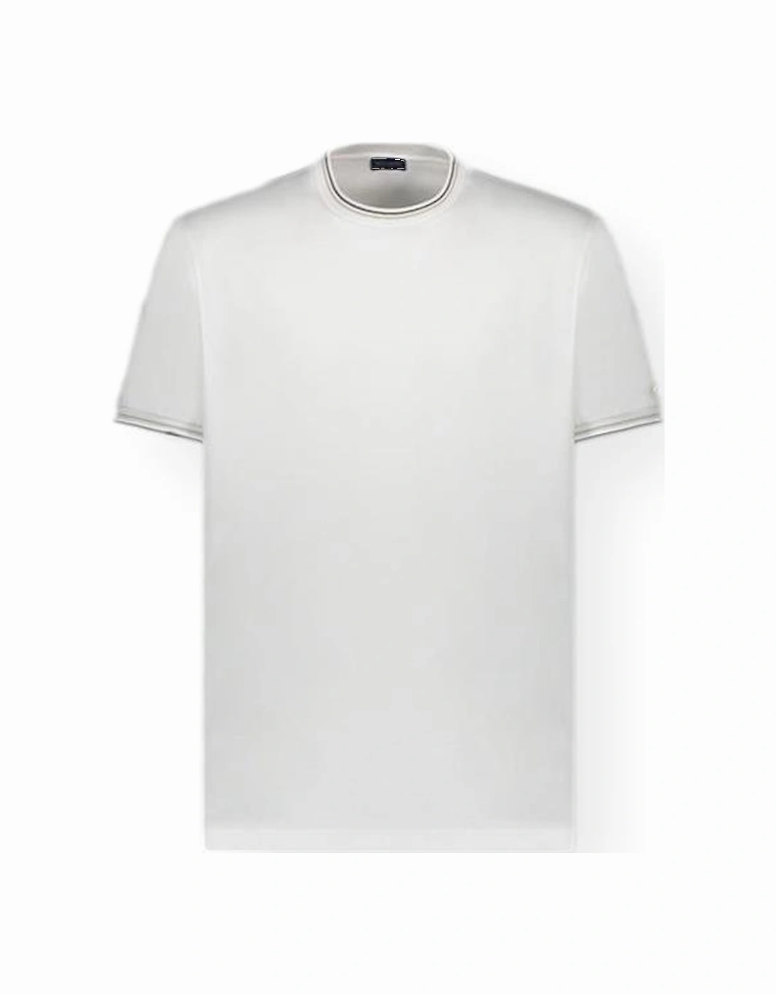 Cotton Jersey Tipped T-Shirt 010 White, 4 of 3