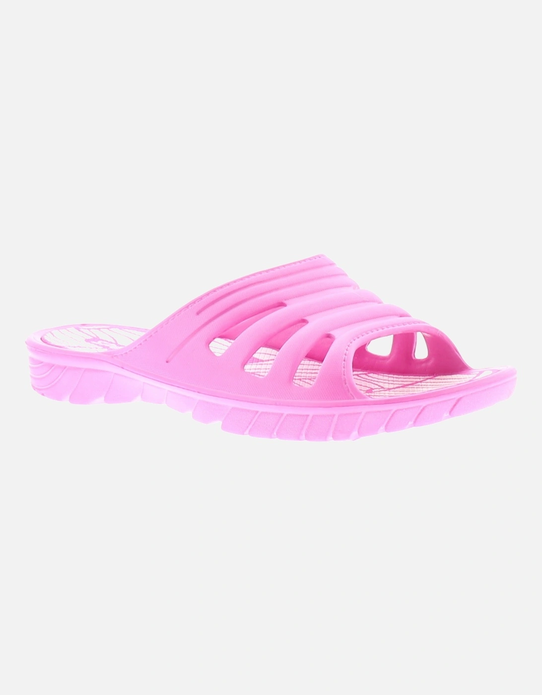 Womens Mule Sandals Flip Flops Mondial Slip On pink UK Size, 6 of 5