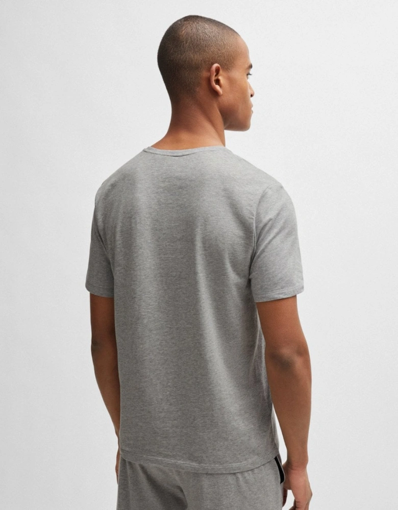 Orange Mix & Match Mens Stretch-Cotton Regular Fit T-Shirt with Logo Detail NOS