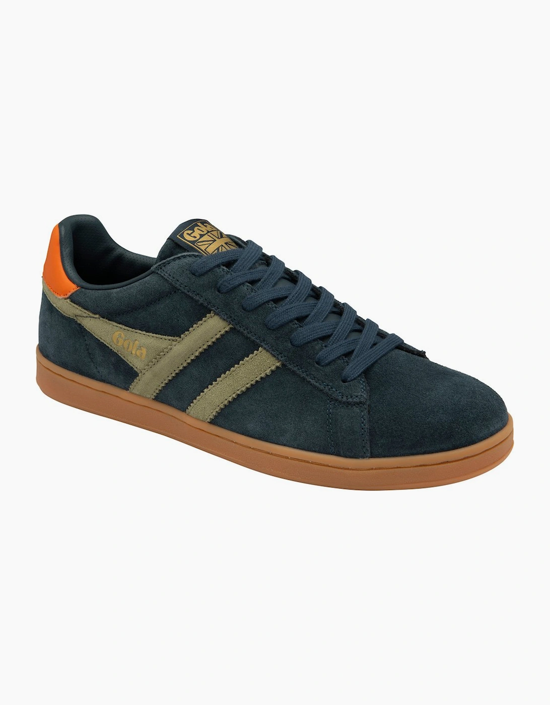 Gola Men's Navy Equipe Ii Suede Trainers - Size 11