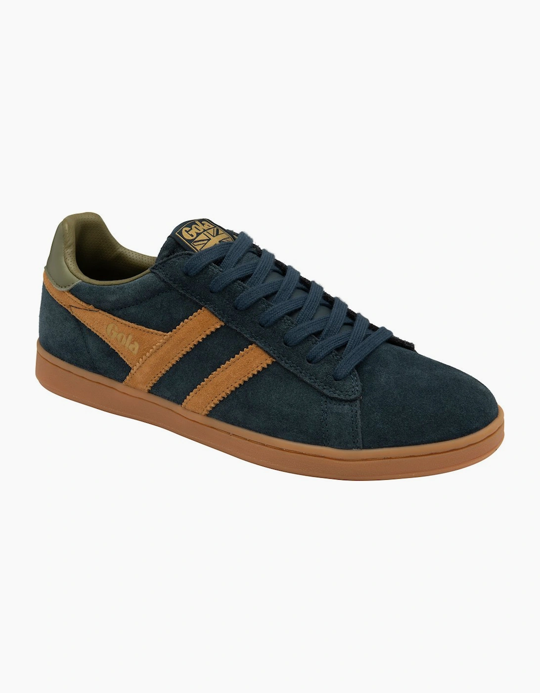 Gola Men's Navy Equipe Ii Suede Trainers - : Size 12