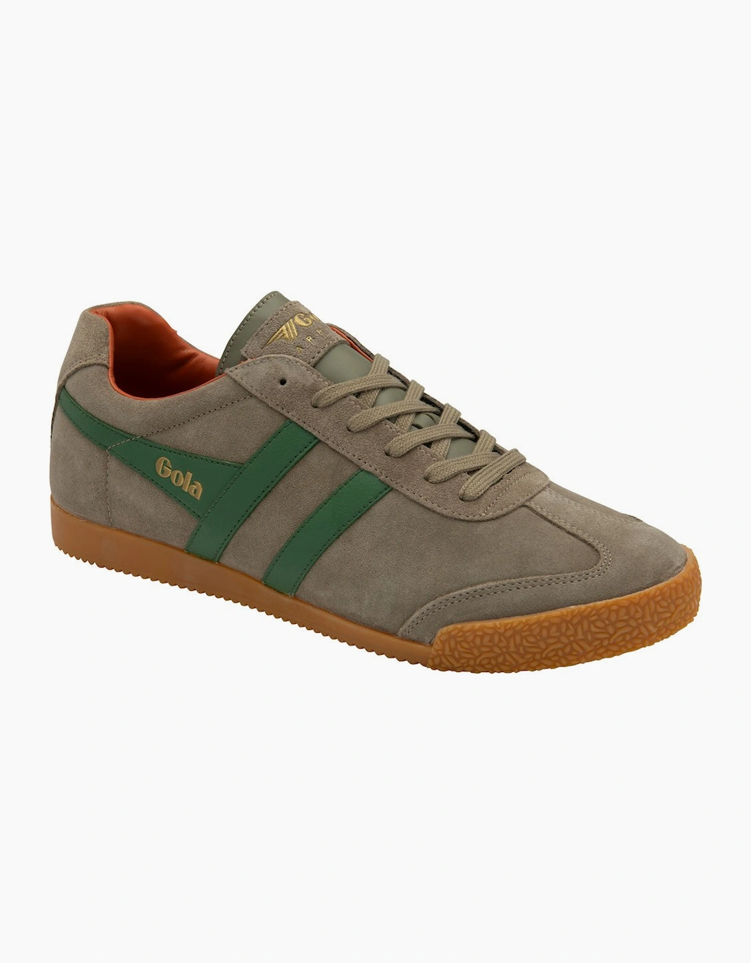 Gola Men's Tan Harrier Suede Trainers - : Size 9