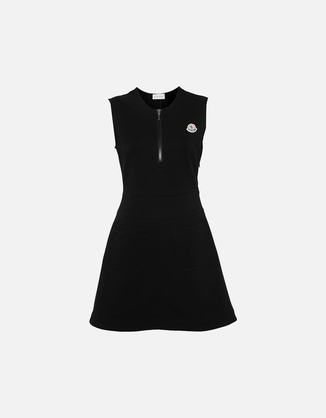 Womens Short Cotton Dress  Black, 7 of 6