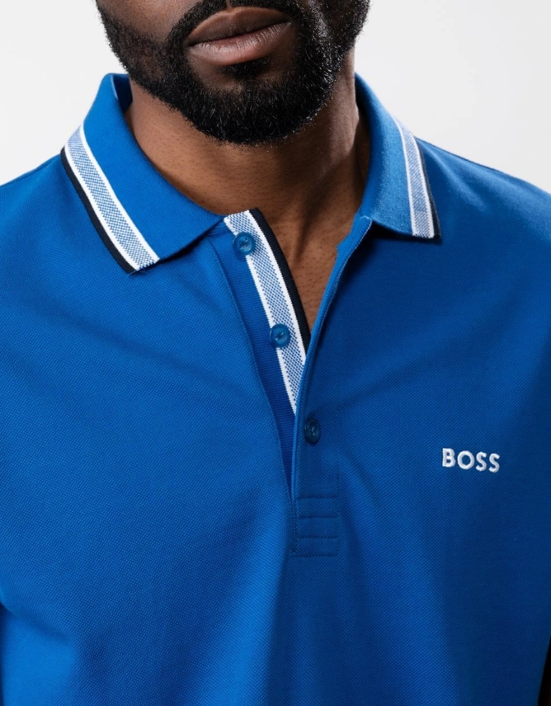 BOSS Green Paddy Contrast Mens Polo NOS