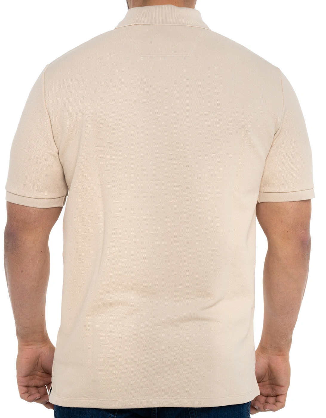 Lyle & Scott Mens Flatback Pique Polo Shirt (Beige)