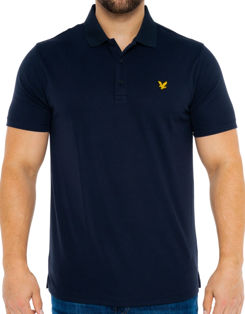 Lyle & Scott Mens Golf Technical Polo Shirt (Dark Navy)