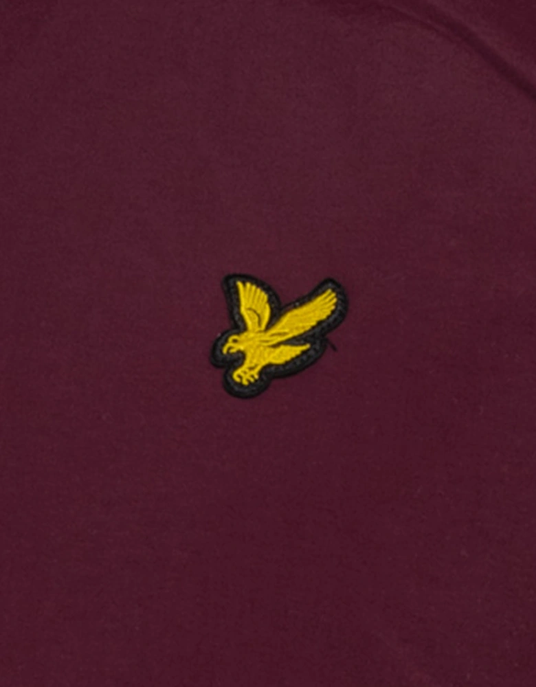 Lyle & Scott Mens Zip Thru Hooded Jacket (Burgundy)