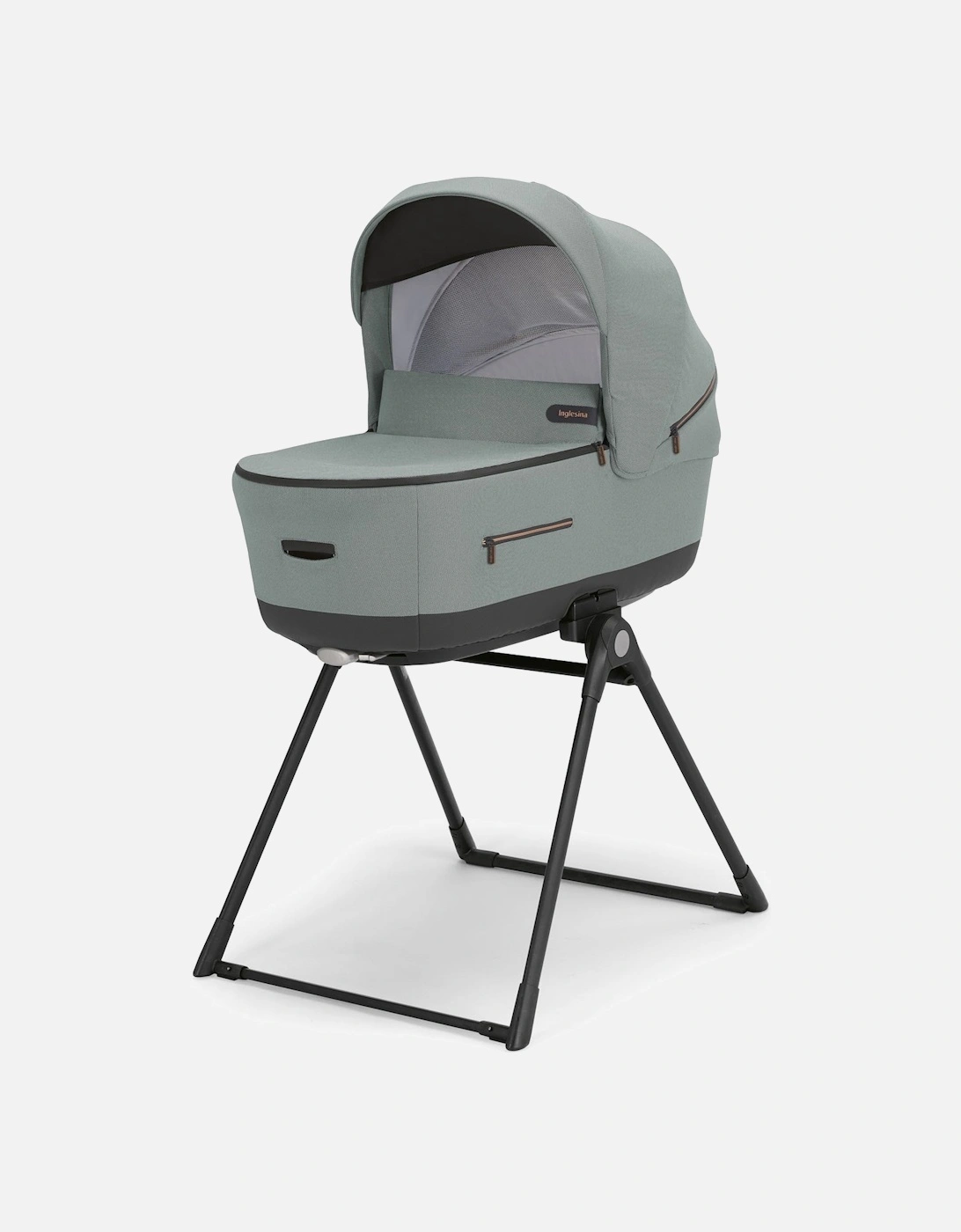 Aptica XT System Igloo Grey, Darwin Infant Recline car seat, 360° i-Size base, Black chassis