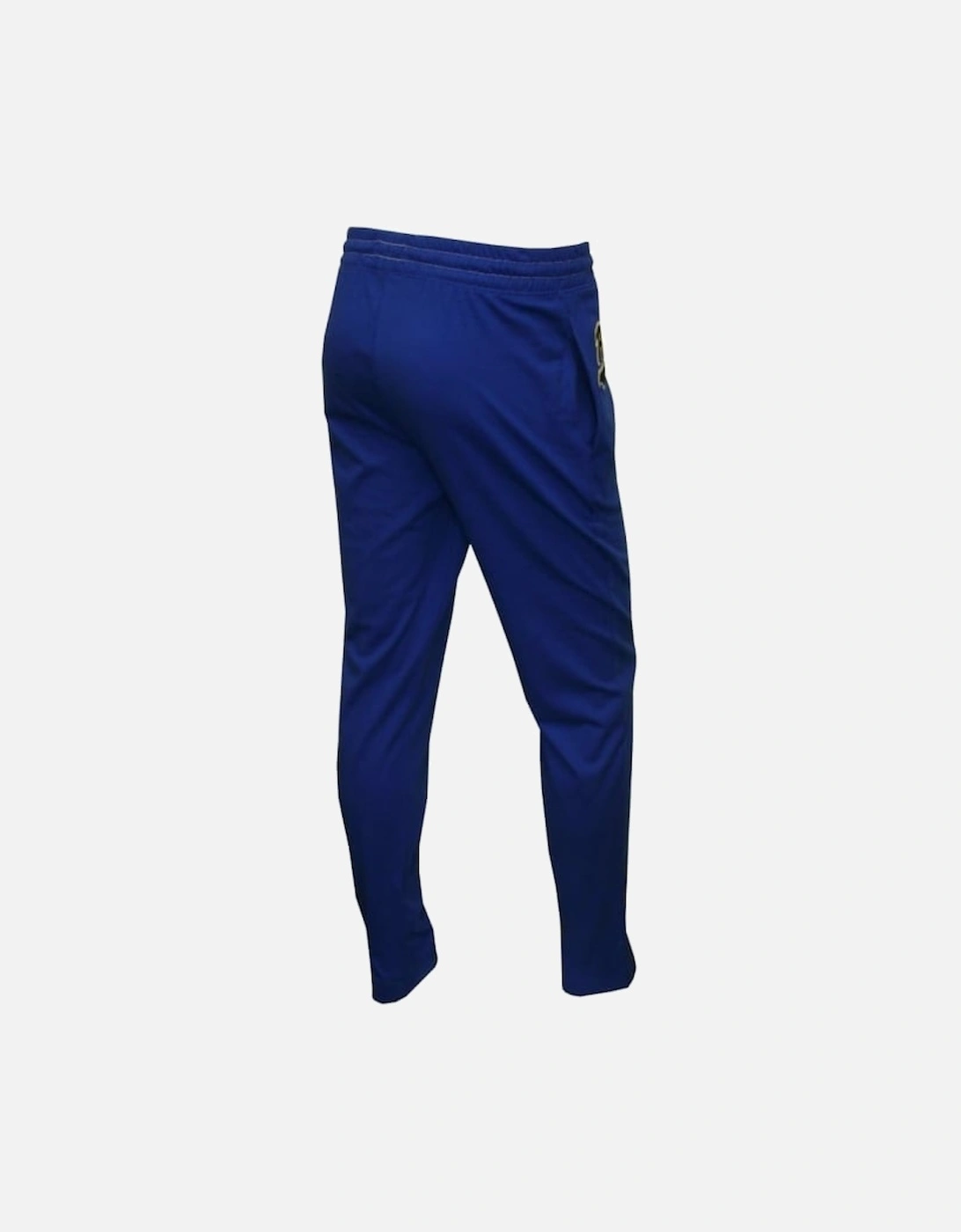 Cursive "Polo" Logo Jersey Lounge Pants, Royal Blue