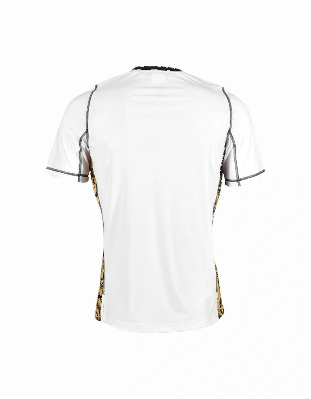 Golden Baroque Technical Gym T-Shirt, White