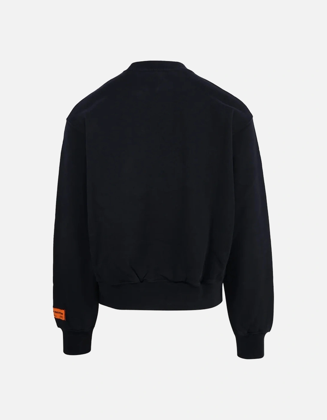 Censored Heron Crewneck Sweatshirt in Black