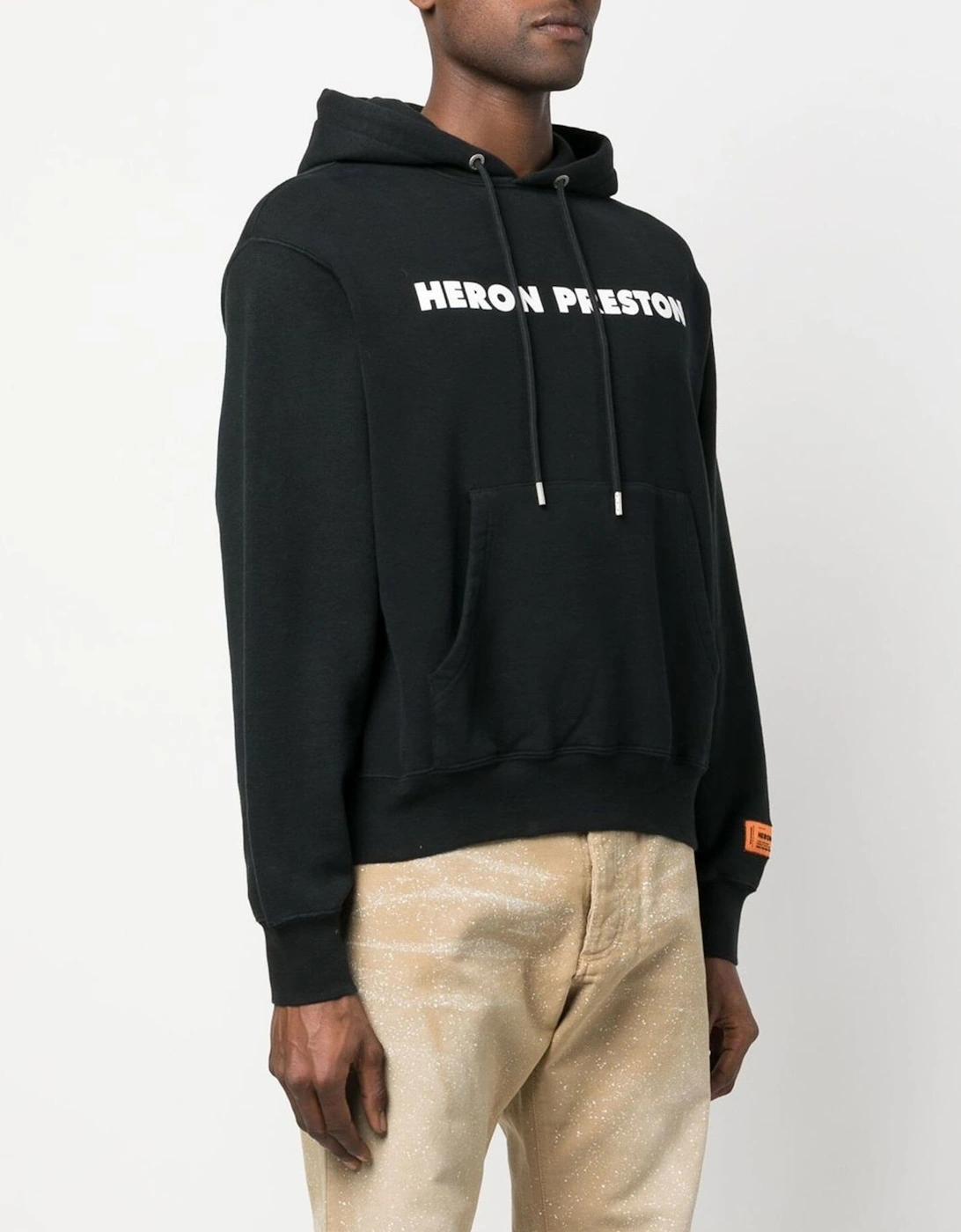 This is Not Drawstring Hoodie in Black