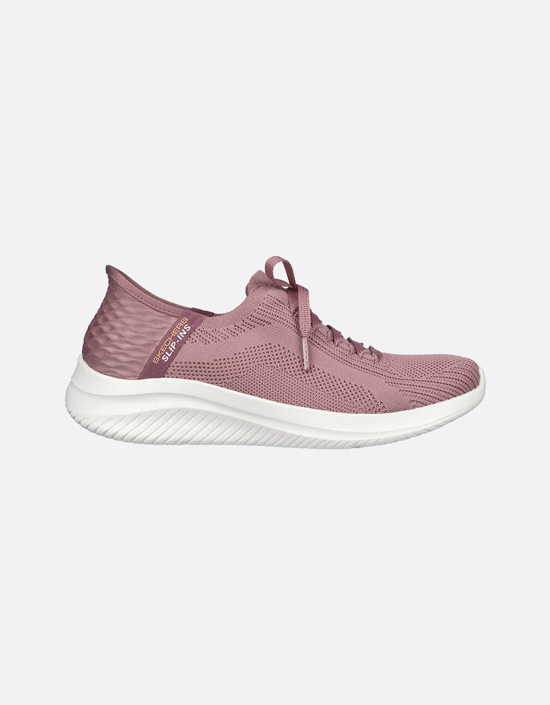 Womens Ultra Flex 3 Slip Ins Lace Up Trainers (Mauve), 6 of 5