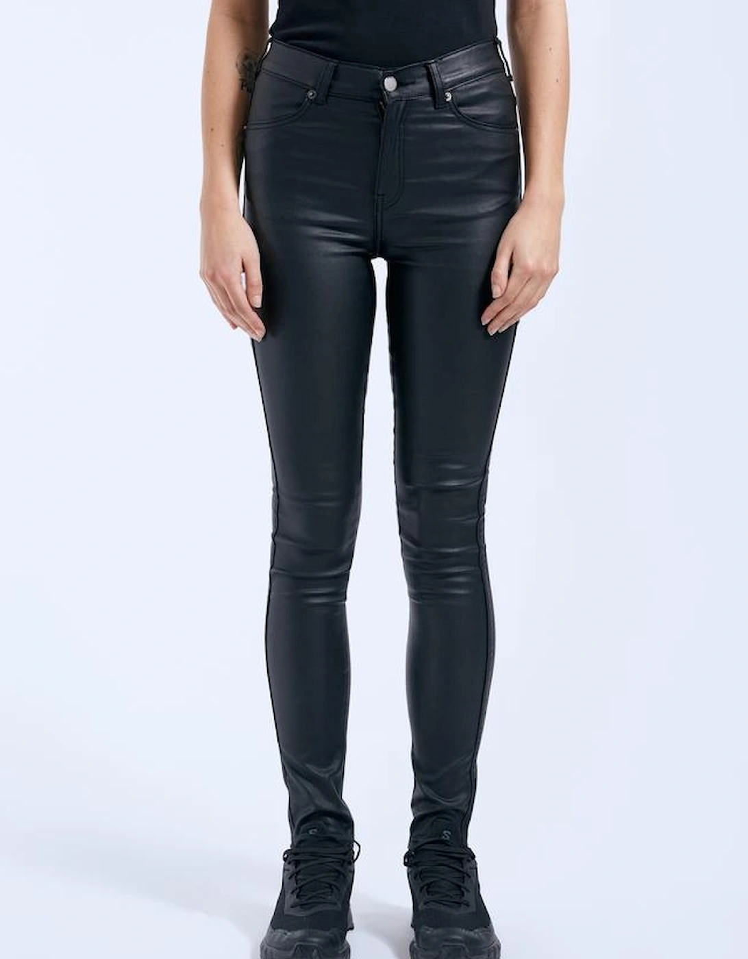 Lexy black metal skinny jeans, 4 of 3