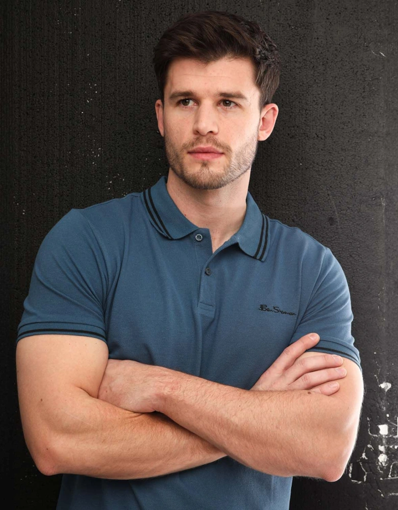 Mens Twin Tipped Polo Shirt