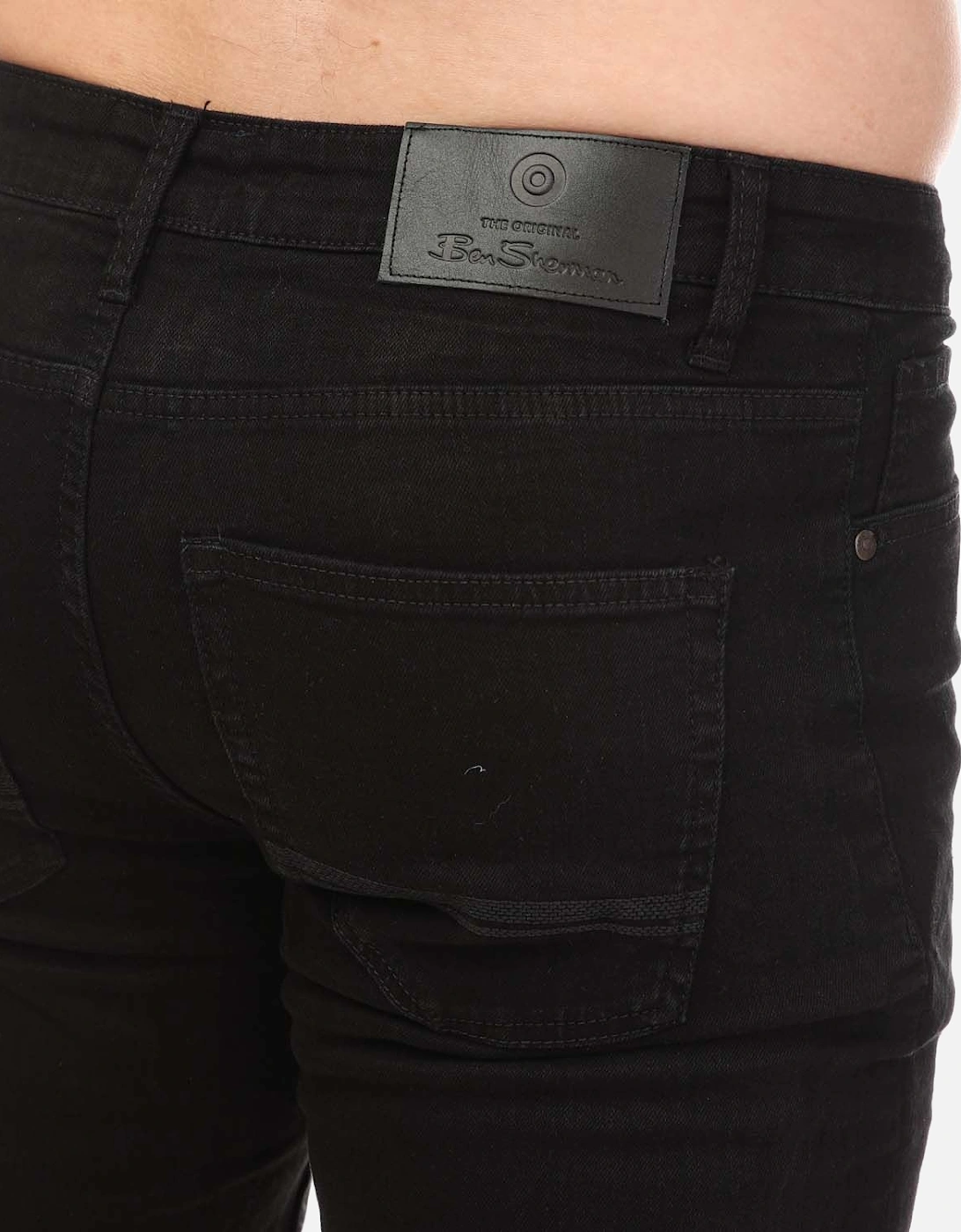 Mens Black Denim Jeans