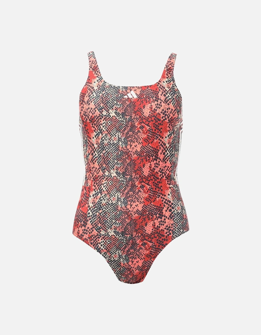 Womens 3-Stripes Graphic Swimsuit, 3 of 2