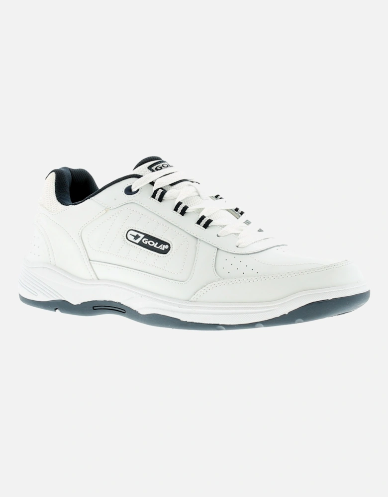 Mens Trainers Belmont Widefit xl Lace Up white UK Size