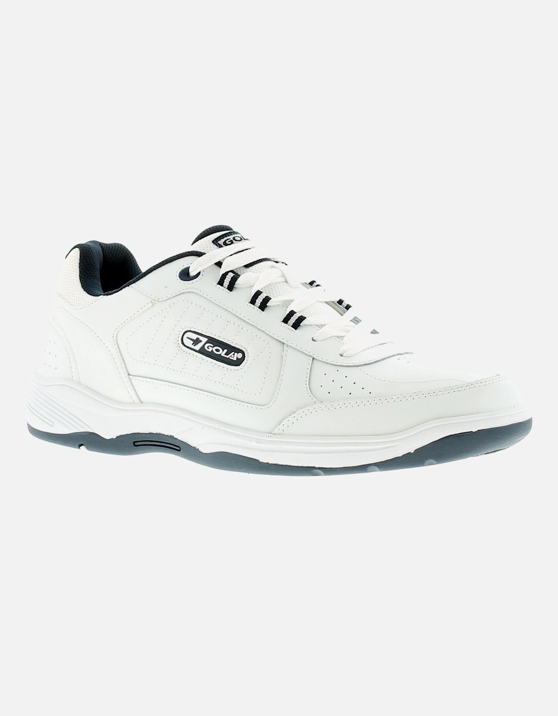 Mens Trainers Belmont Widefit xl Lace Up white UK Size, 6 of 5