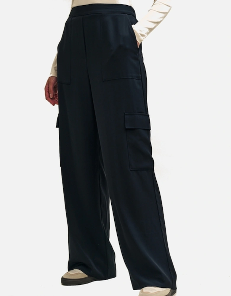 Carrie Recycled Straight-Leg Cargo Trousers