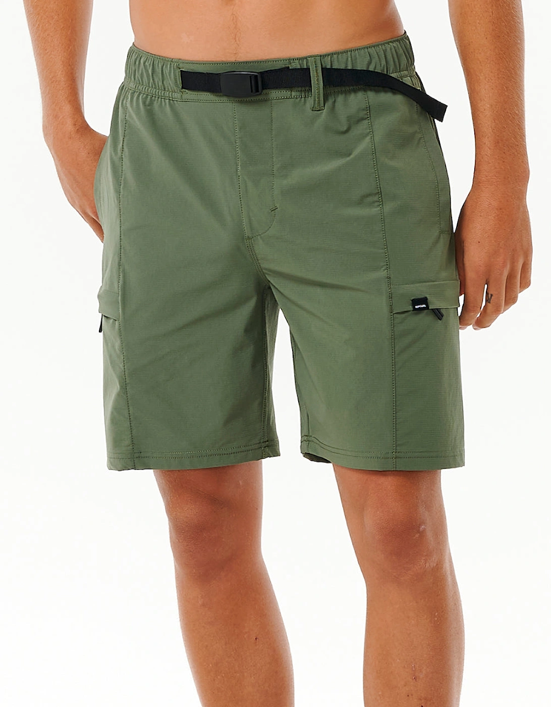 Rip Curl Mens Boardwalk Buckled Volley Cargo Shorts, 2 of 1