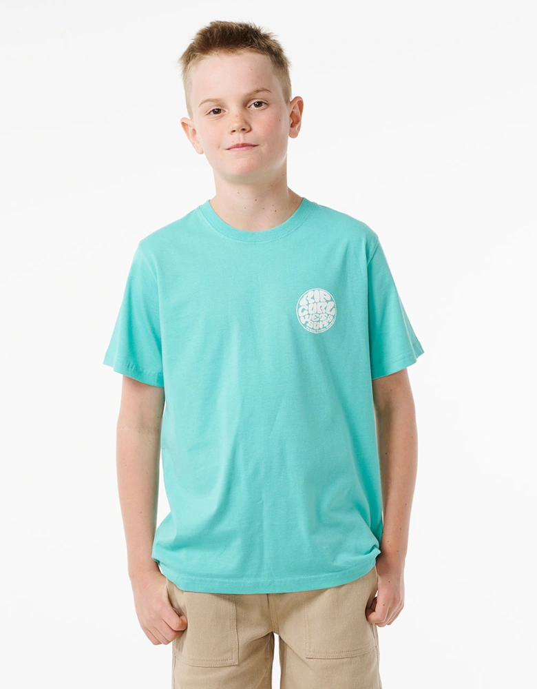 Rip Curl Kids Wetsuit Icon Short Sleeve T-Shirt