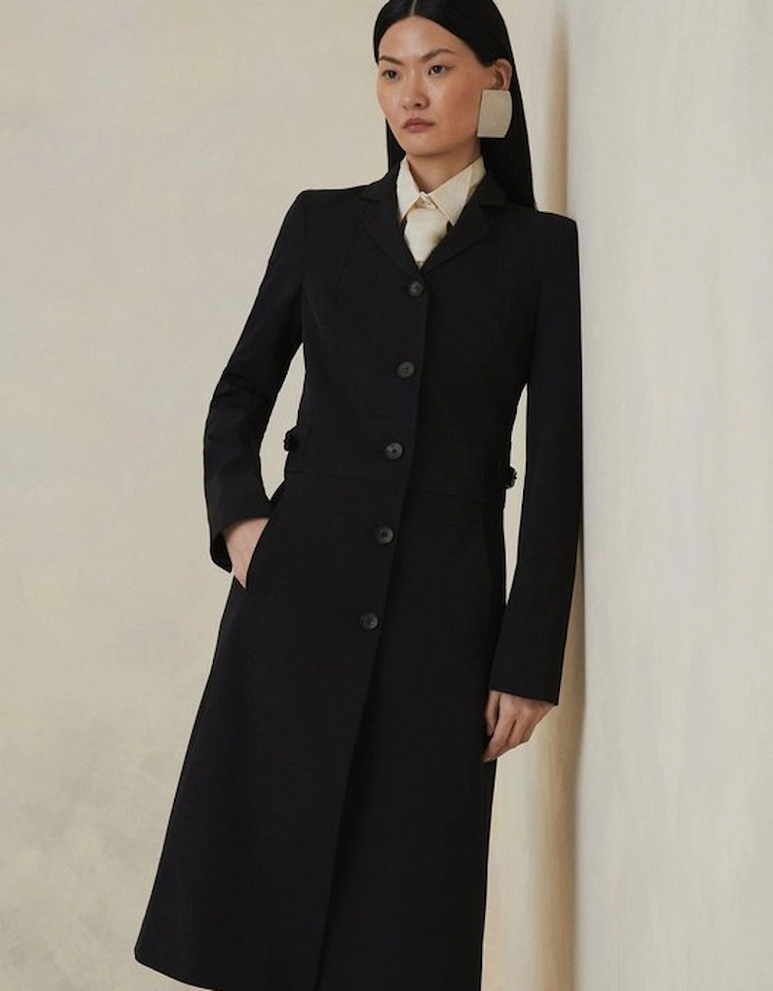 The Founder Italian Technical Stretch Tab Tailored Coat, 5 of 4