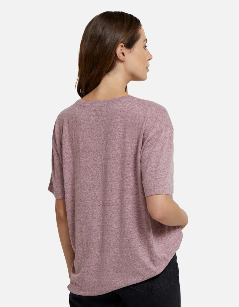 Womens/Ladies Elena Marl Organic Cotton T-Shirt