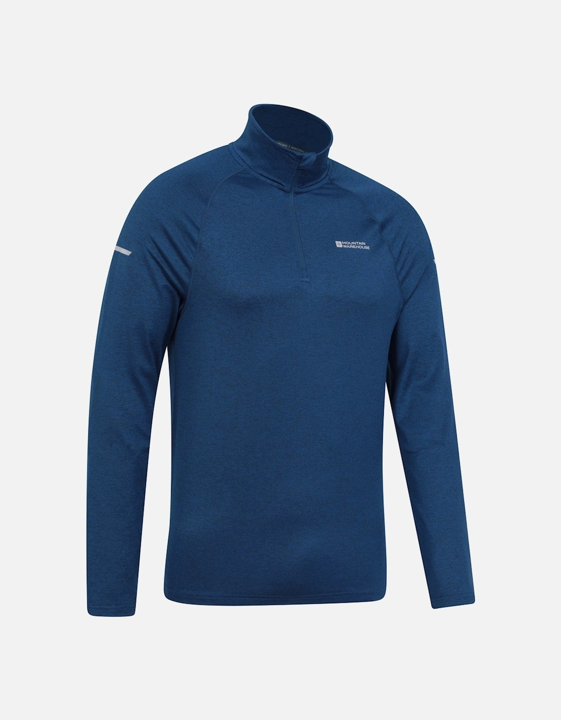 Mens Echo Melange Recycled Half Zip Midlayer