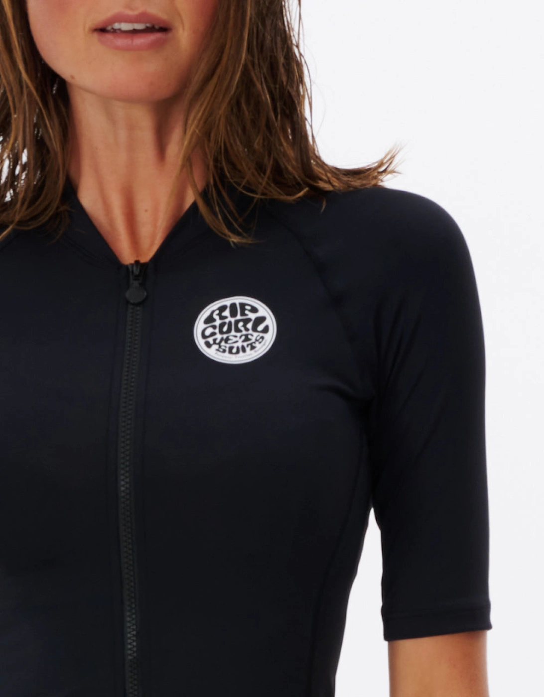 Rip Curl Womens Classic Surf UV Rash Vest - Black