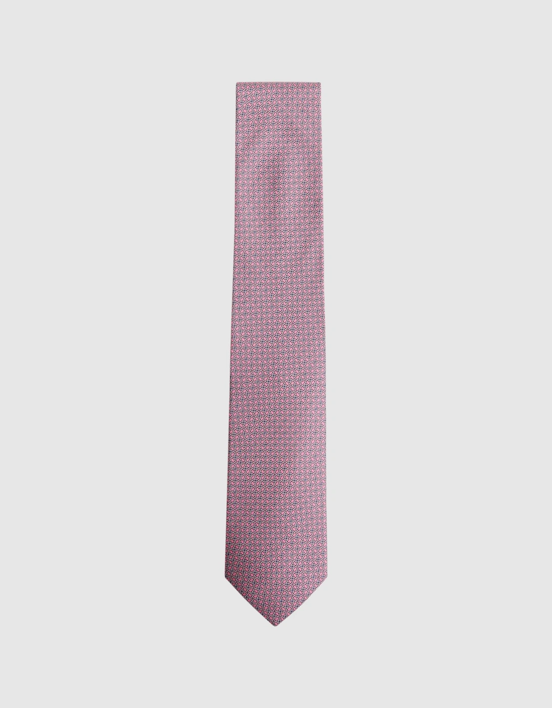 Silk Geometric Printed Tie, 2 of 1