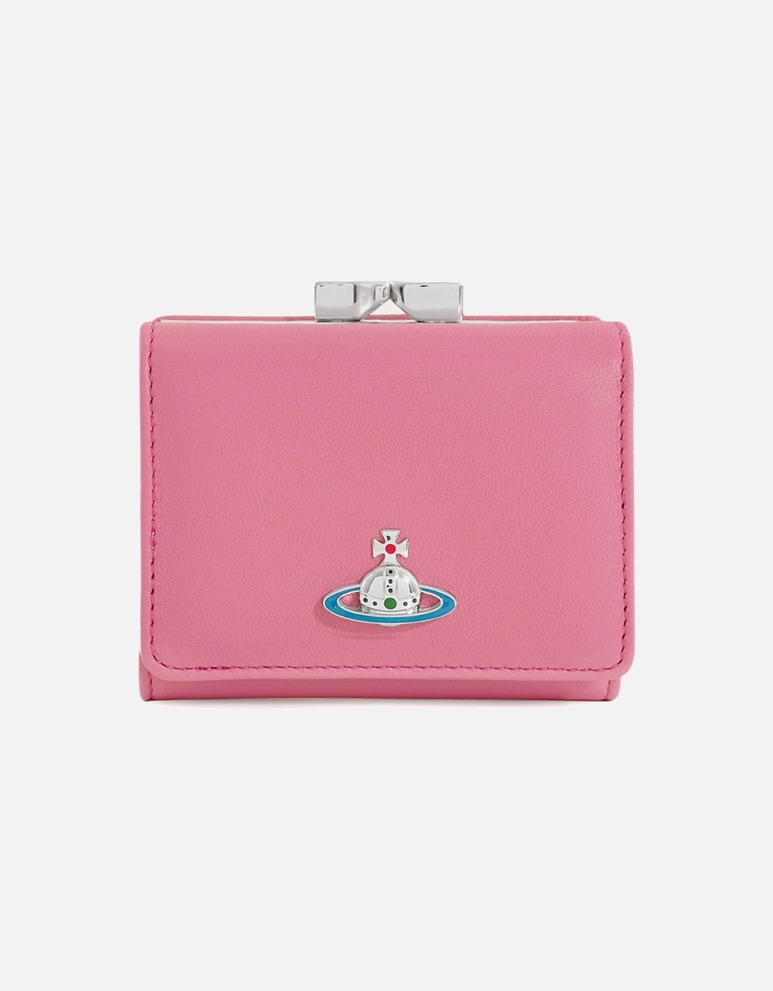 Nappa Small Frame Pink Purse, 5 of 4