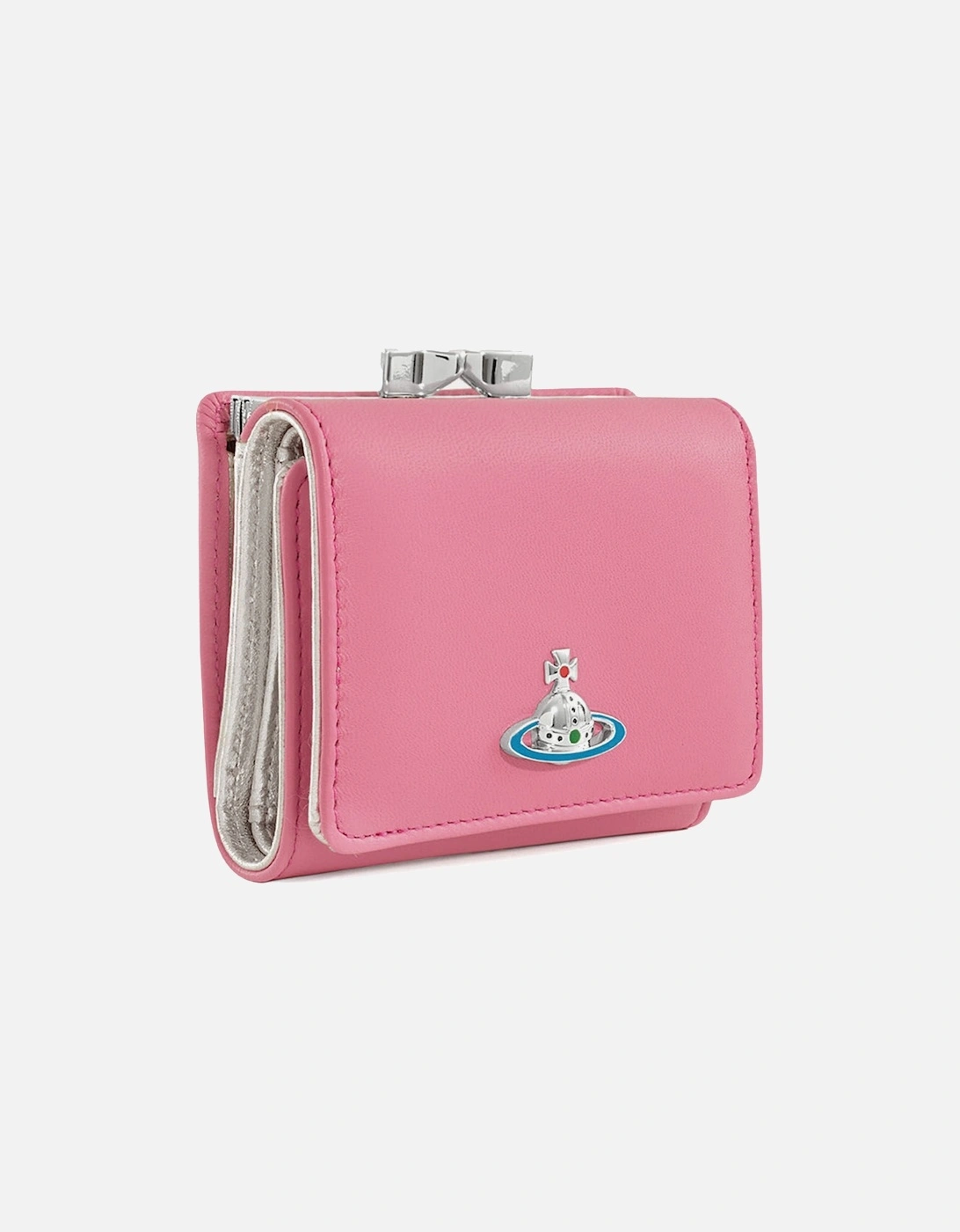 Nappa Small Frame Pink Purse