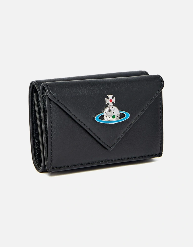 Nappa Envelope Billfold Black Wallet