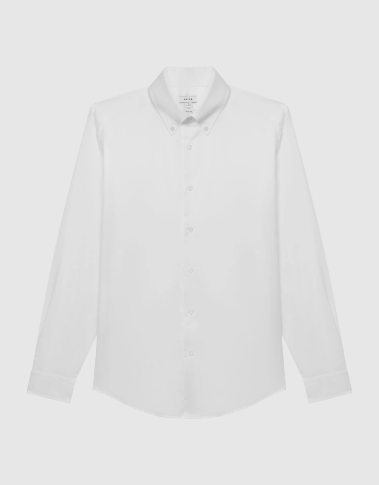 Slim Fit Cotton Button-Down Shirt