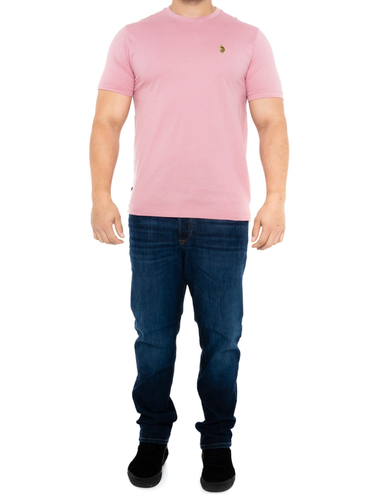 LUKE Mens Traff Core T-Shirt (Pink)