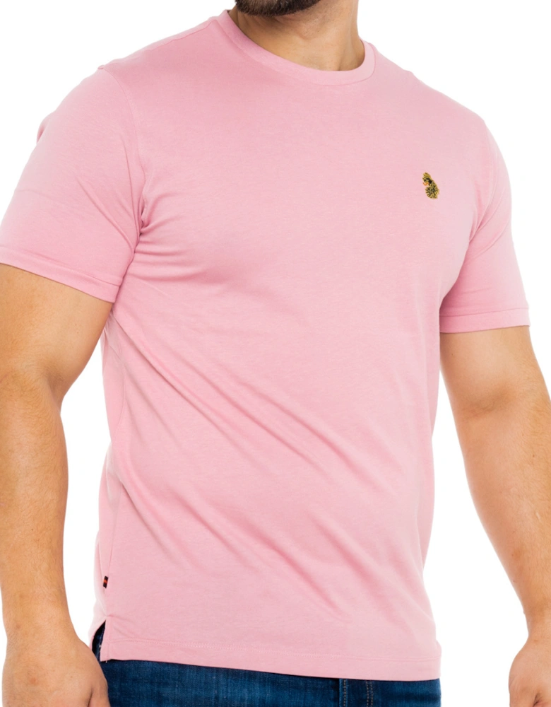 LUKE Mens Traff Core T-Shirt (Pink)