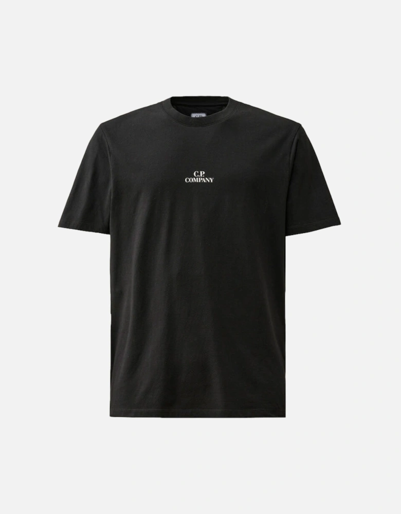 C.P.Company 30/1 Jersey Graphic T-shirt - Black