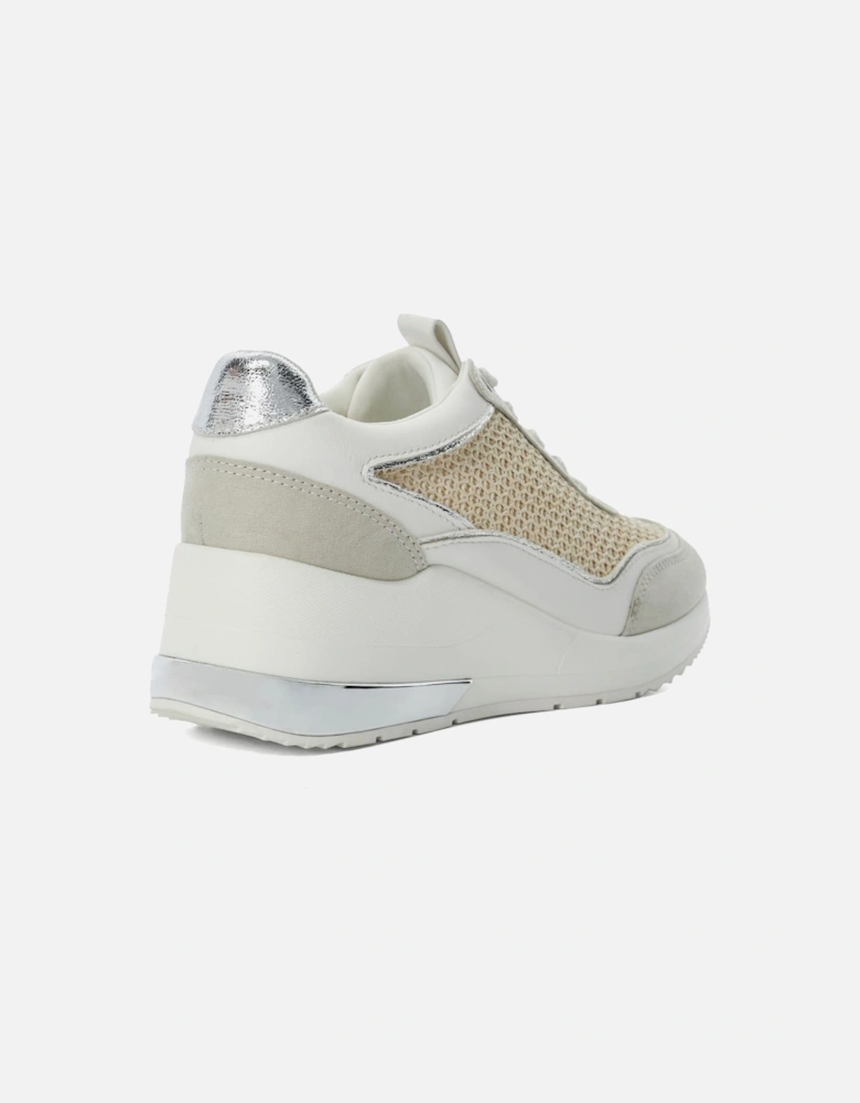 Ladies Ellming - Contrast Panel Wedge Trainers