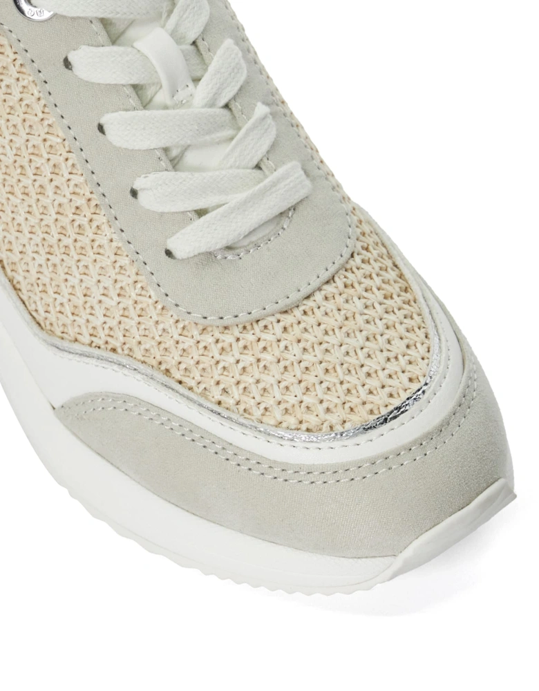 Ladies Ellming - Contrast Panel Wedge Trainers