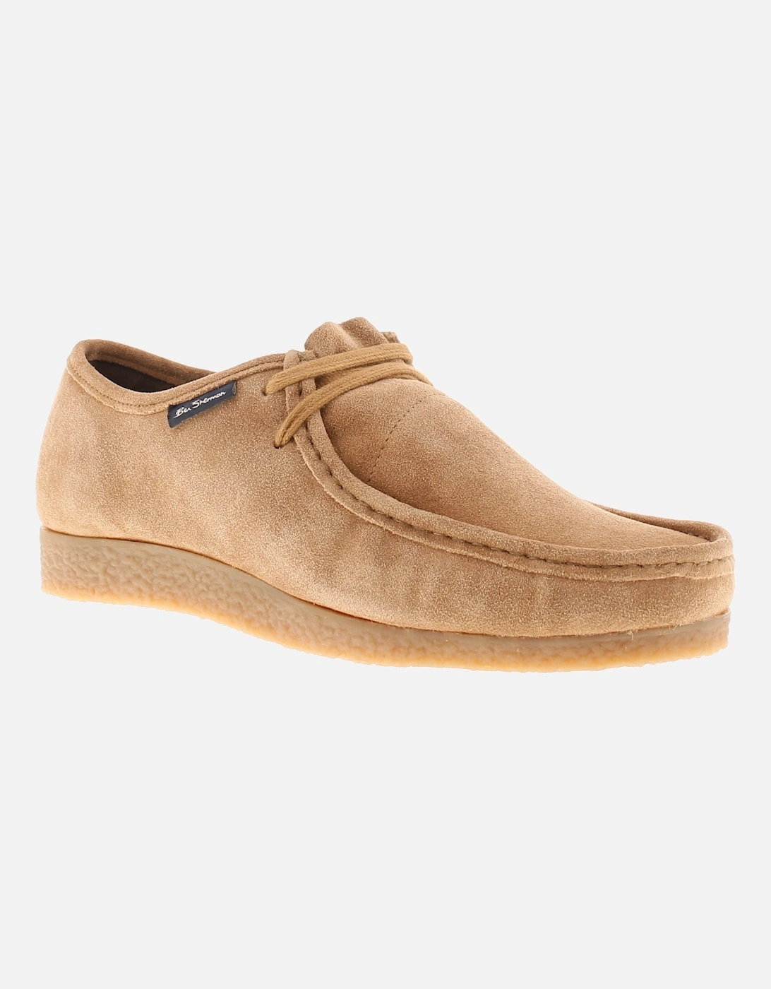 Mens Shoes Casual  Glasto Leather tan UK Size, 6 of 5